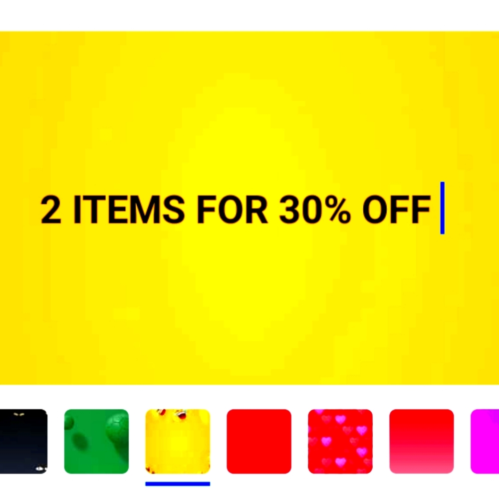 2 ITEMS FOR 30% OFF